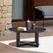 Armen Living Argiope Outdoor Patio Round Coffee Table in Black Aluminum 840254332553 - alternate 4